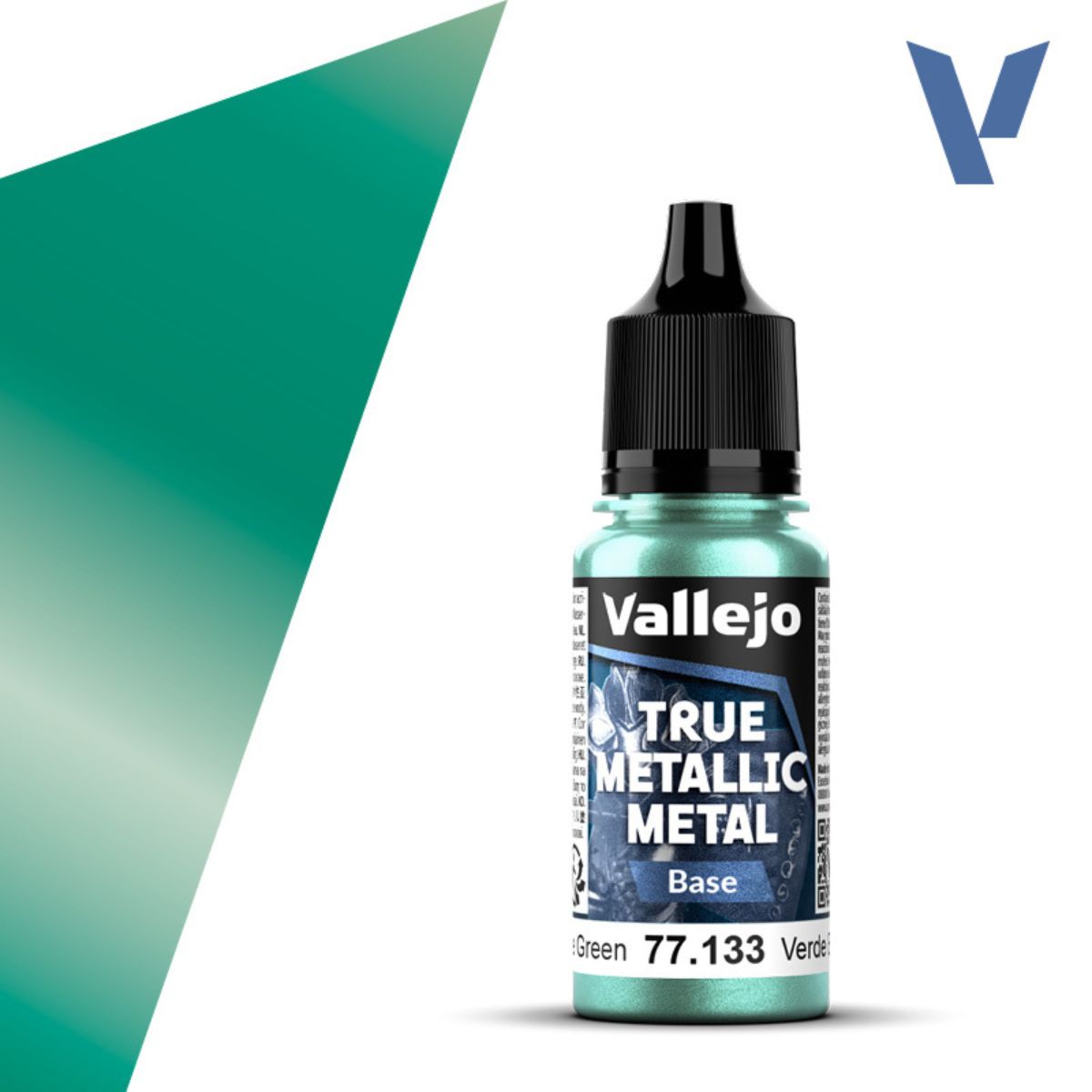 Vallejo Beetle Green 18 ml - True Metallic Metal Base
