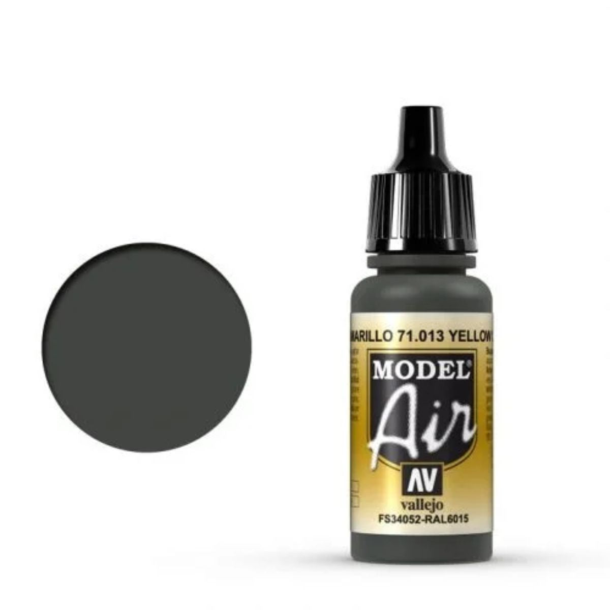 Vallejo Model Air 013 Yellow Olive (17 ml)
