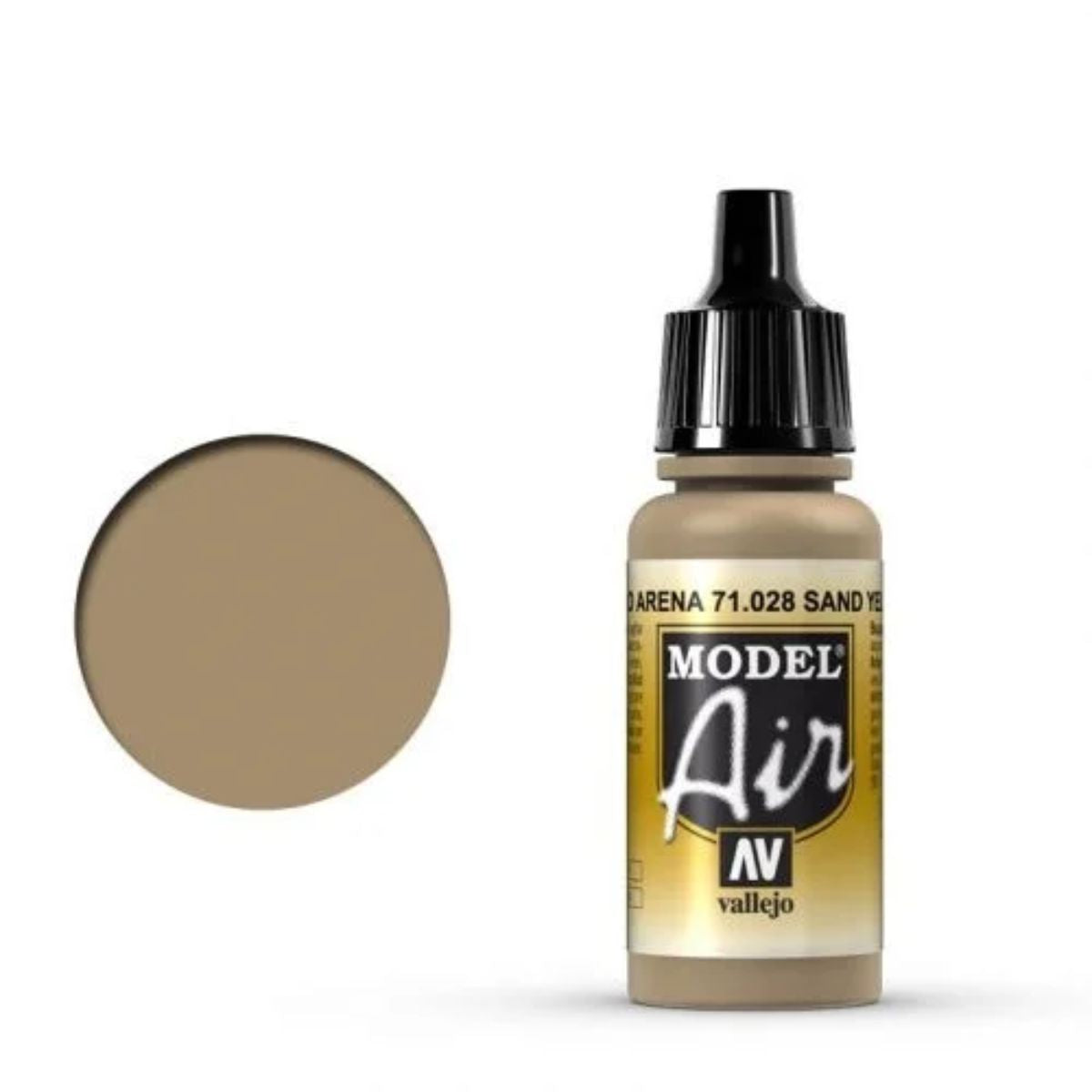 Vallejo Model Air 028 Sand Yellow (17 ml)
