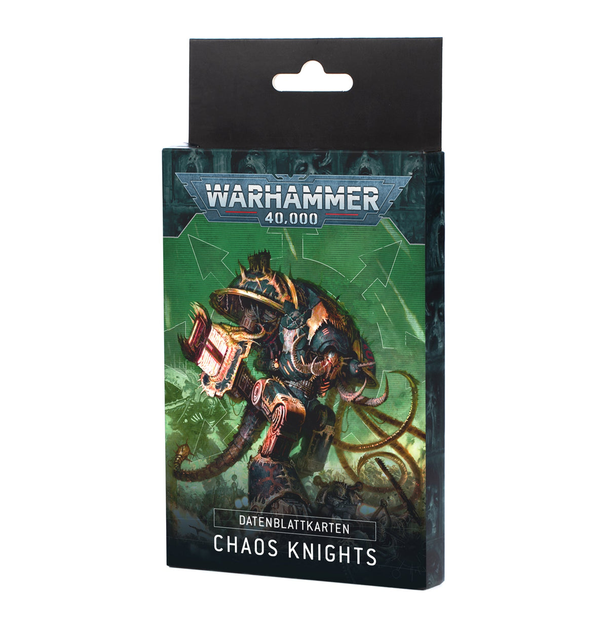 Warhammer 40.000 Chaos Knigts Datenblattkarten