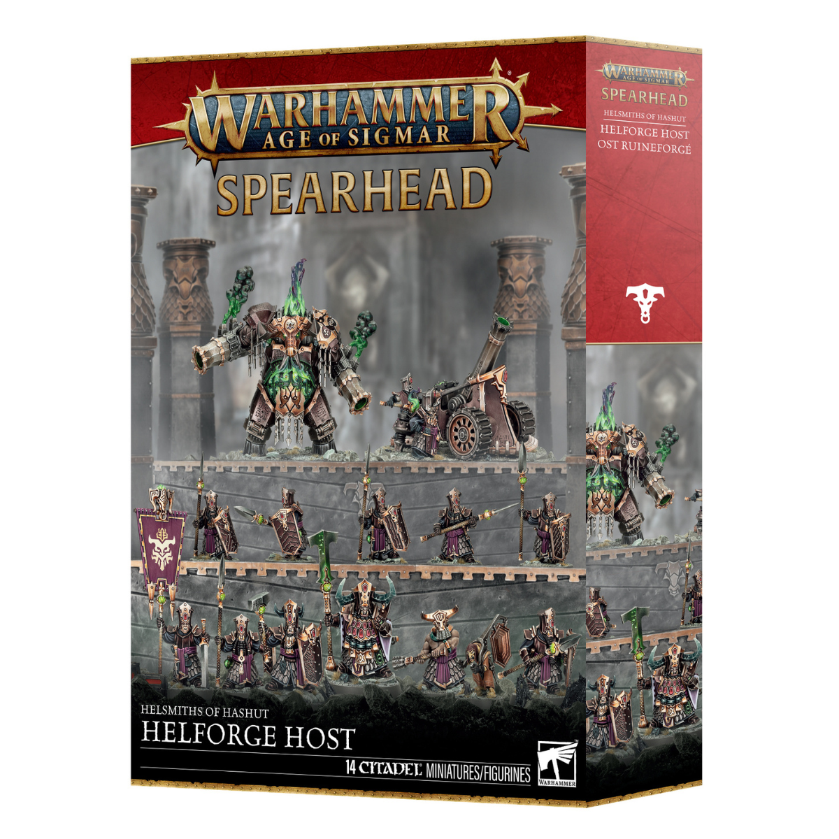 Warhammer Age of Sigmar Spearhead Helsmiths of Hashut Helforge Host