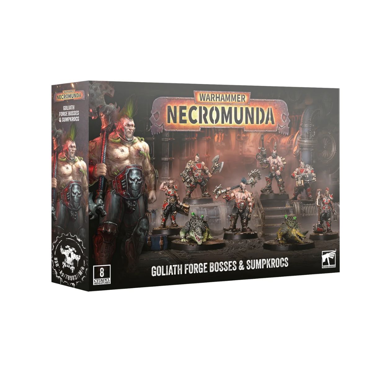 Warhammer Necromunda Goliath Forge Bosses & Sumpkrocs
