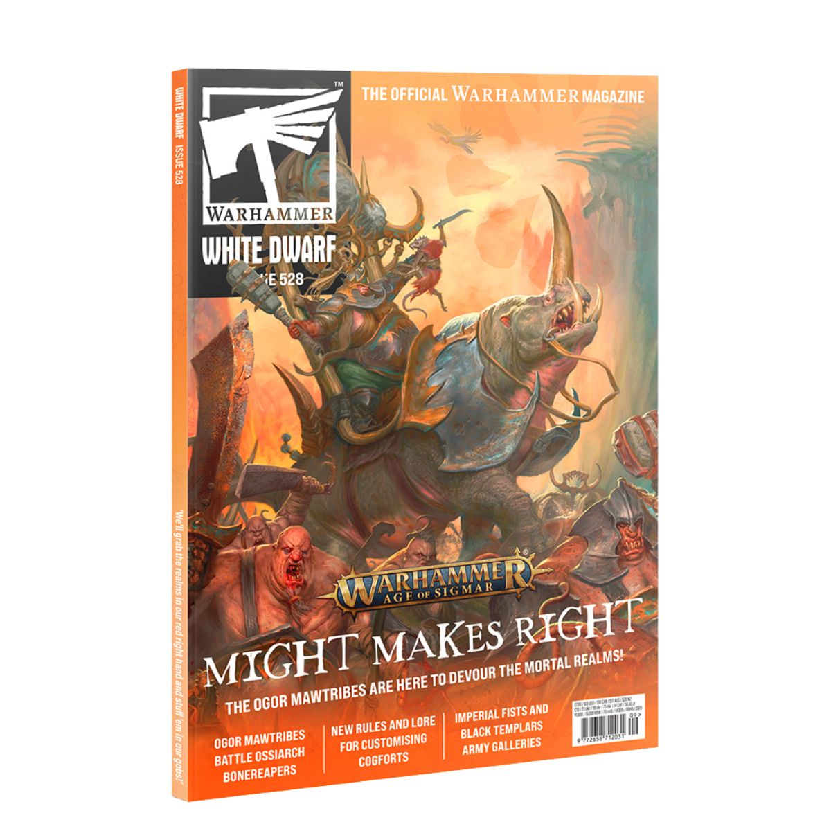 Warhammer White Dwarf 528 Might Makes Right The Ogor Mawtribes Are Here To evour The Mortal Realms Englisch Englisch