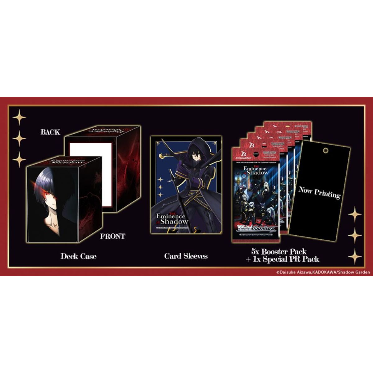 Weiß Schwarz Supply Set The Eminence In Shadow Englisch