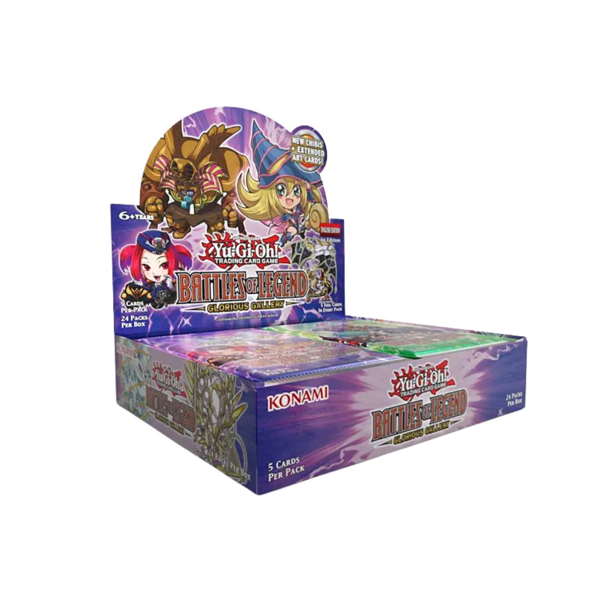 Yu-Gi-Oh! Battles of Legend: Glorious Gallery Display (24 Booster) Englisch