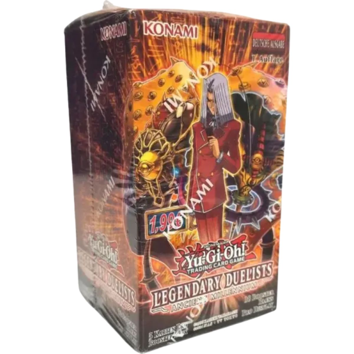Yu-Gi-Oh! Legendary Duelists: Ancient Millenium 18er-Display (ohne Folie) Deutsch