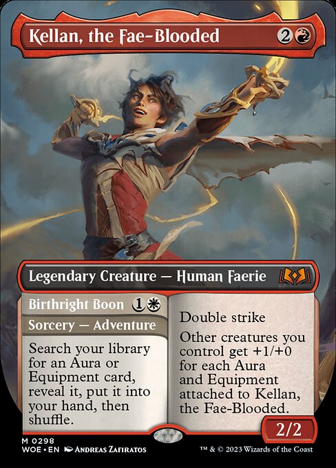Kellan, the Fae-Blooded // Birthright Boon - Back Face