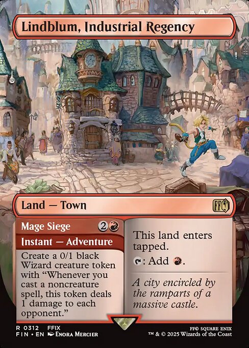 Lindblum, Industrial Regency // Mage Siege - Back Face