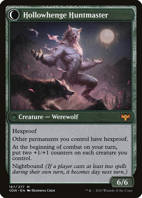 Avabruck Caretaker // Hollowhenge Huntmaster - Back Face