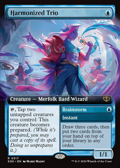 Harmonized Trio // Brainstorm - Back Face