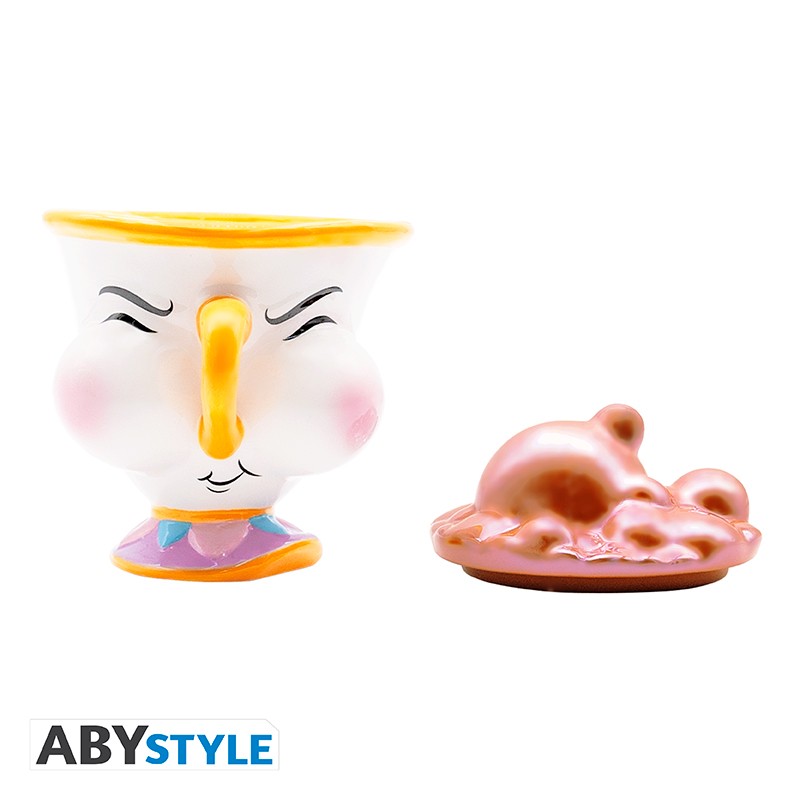 DISNEY - Mug 3D - The Beauty & the Beast Chip with bubbles