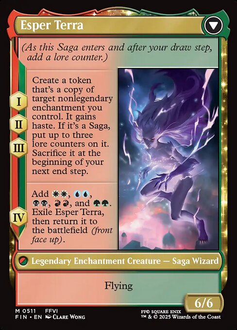 Terra, Magical Adept // Esper Terra - Back Face