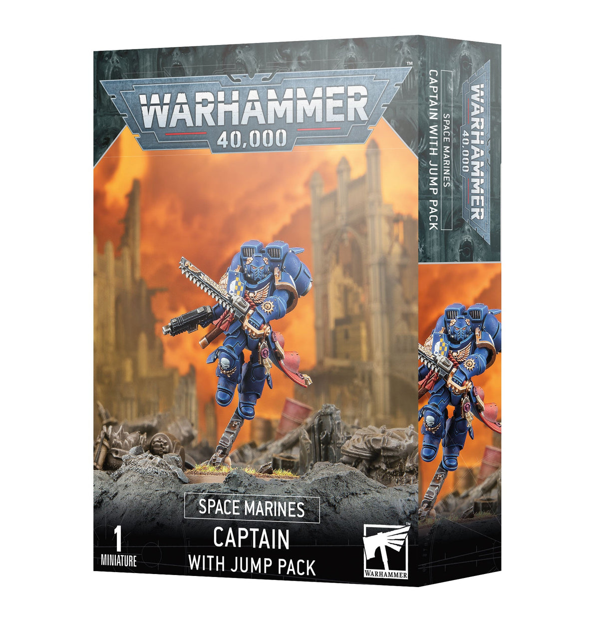 Warhammer 40.000 Space Marines Captain with Jump Pack