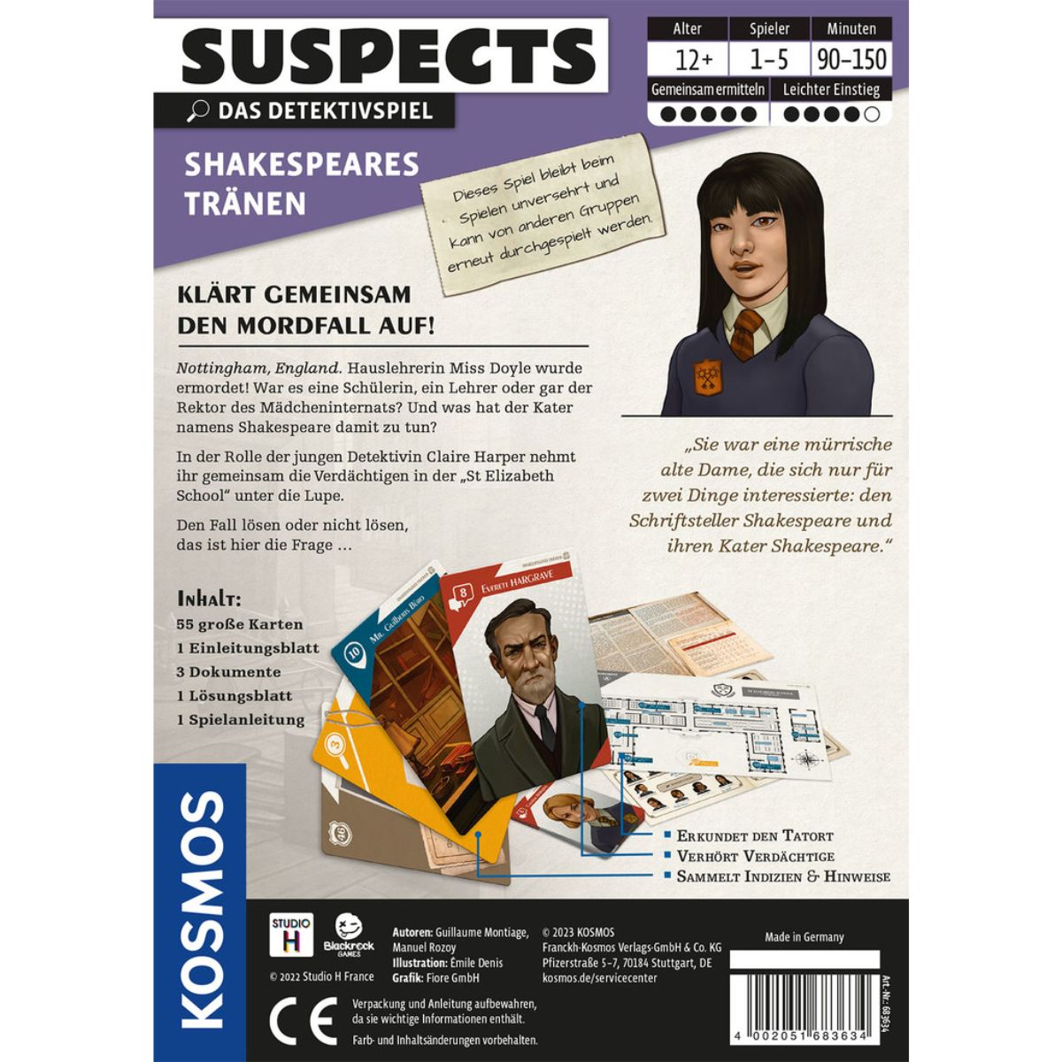 Suspects Shakespeares Tränen