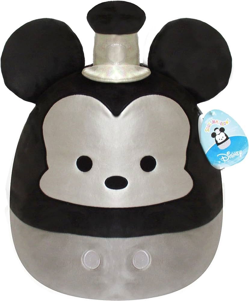 Squishmallows Plüschfigur Disney 100 Steam Boat Willie 35 cm