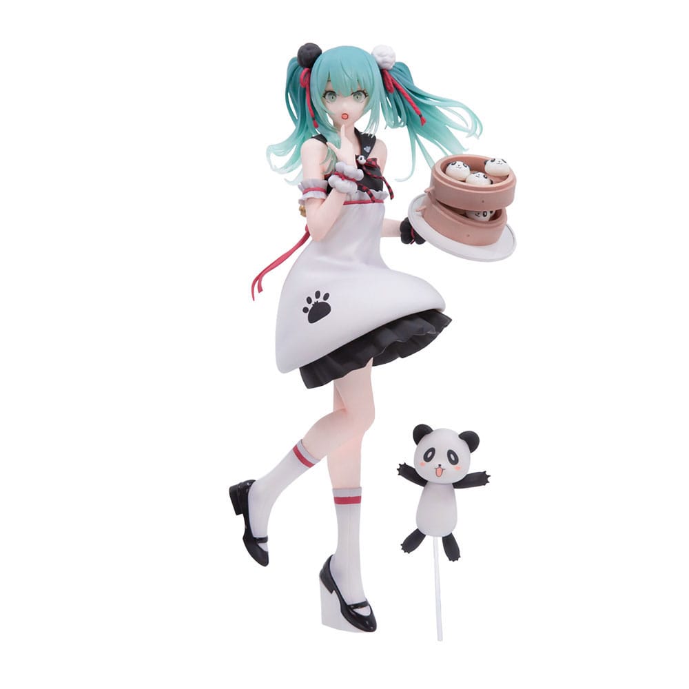 Hatsune Miku SPM PVC Statue Street Miku Panda Bun 23 cm