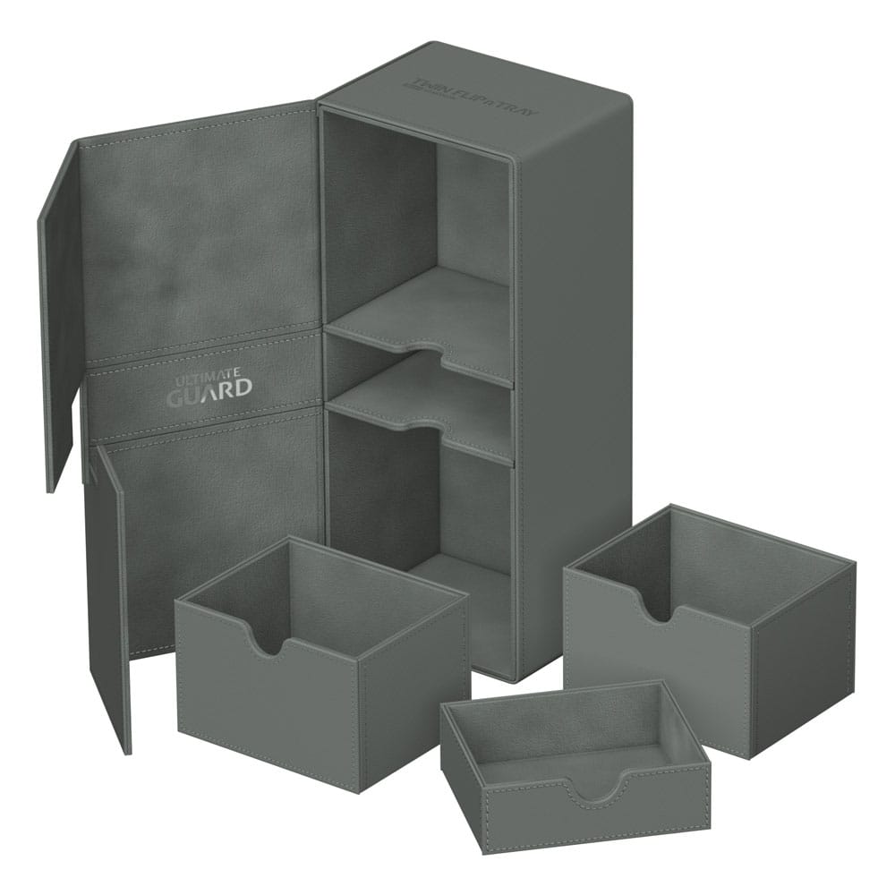 Ultimate Guard Twin Flip'n'Tray 266+ Xenoskin Grau